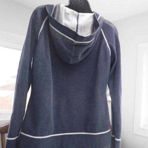 Jeans look Eddie Bauer front zip hoodie size US Large - Picture 4 of 6